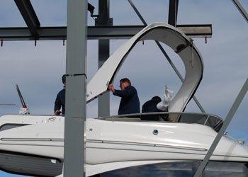 Parts at Commencement Bay Marine Services in Washington's Puget Sound